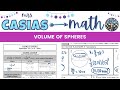 Volume of Spheres and Hemispheres