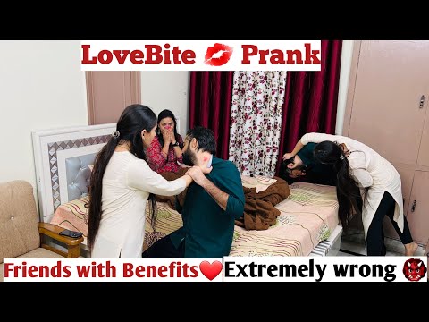 Cheating prank on wife | Hickey (LoveBite💋) prank | Extremely wrong