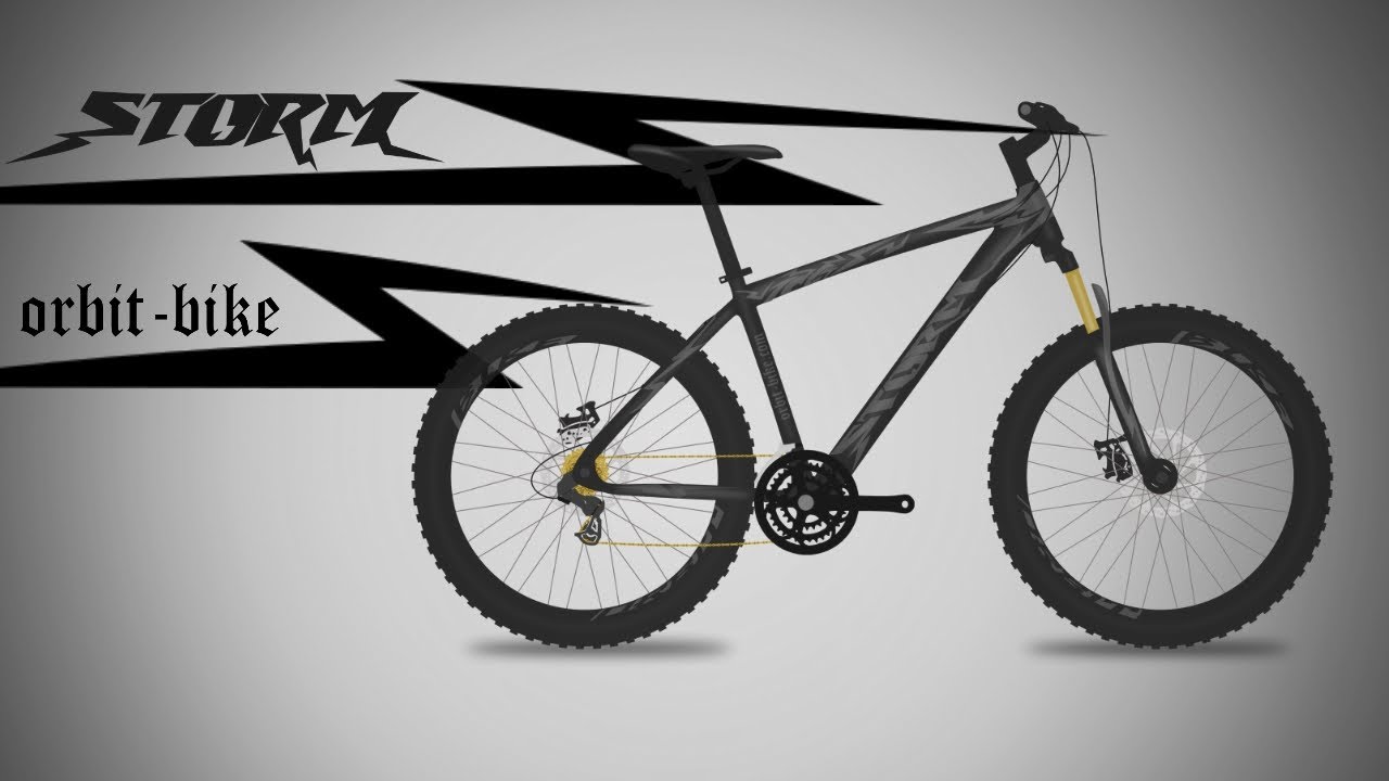 Black Storm Bicycle Design