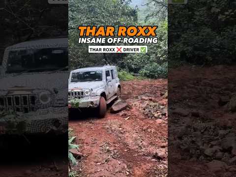 DRIVER ✅ THAR ROXX ❌ #tharroxx #thar5door #ytshorts #shortfeed #shortviral #shorts