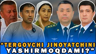 TERGOVCHI JINOYATCHINI YASHIRMOQDAMI?