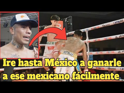 EL ARGENTINO QUE SUBESTIMO A UN JOVEN MEXICANO