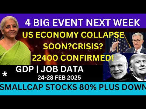 US SHUTDOWN NEWS 💥US ECONOMY NEWS💥NEXT WEEK MARKET 24-28 FEB💥GDP DATA SMALLCAP NEWS