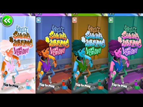 Subway Surfers - Greece Love Odyssey Mike - Reverse Invert Colors Episode 528