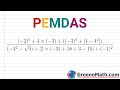 Mastering the Order of Operations with Integers