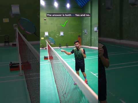 "Crossing the Badminton Net is a Fault?" #badmintonrules