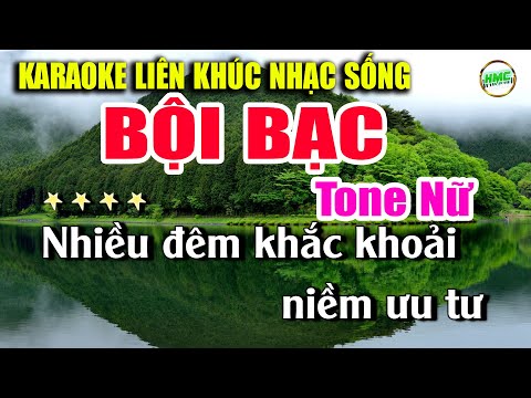 Karaoke Liên Khúc Nhạc Sống Tone Nữ Dễ Hát | Chọn Lọc Nhạc Trữ Tình BOLERO – BỘI BẠC