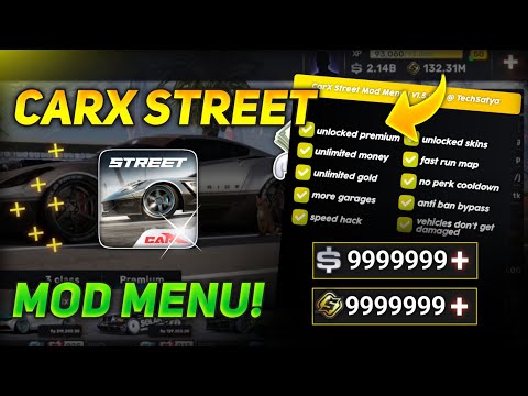 (🔥TUTORIAL!🔥) CarX Street MOD APK v1.6.1 Gameplay - Unlimited Money, Unlocked All Cars Anti Ban 2024