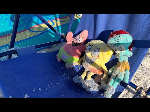 SpongeBob’s Beach Sand Surprise🌊☀️🏝️