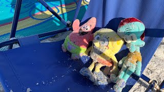 SpongeBob’s Beach Sand Surprise🌊☀️🏝️