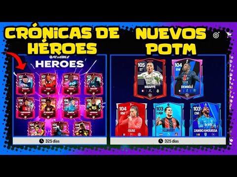 Evento Crónicas de Héroes y qué nos traerá, los nuevos POTM y algo más de los UTOTY | FC Mobile