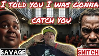 Prison Snitch Gets His Karma From Another Gay Guy.