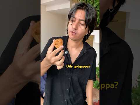 Viral oily Golgappe test 😩🦠#comedy #familyvlog #minivlog #shorts