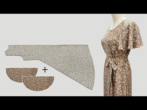 ✅easy dress sewing tutorial | dress pattern making tutorial | sewing tutorials for women's clothes