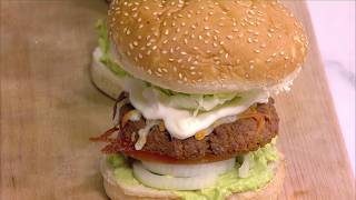 برغر نباتي وسلطة البقلة مع جبنة الفيتا (2026-03-24)