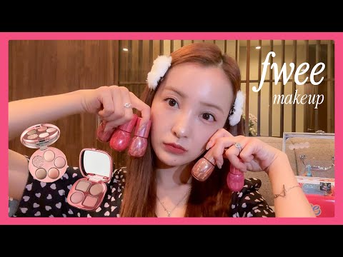 【韓国コスメ】最近流行りのfweeが届いたので実家でメイクしたよー💄【fwee】
