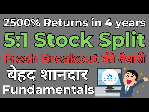 2500% Returns in 4 years | 5:1 Stock Split | Breakout Stock to watch out | Strong Stock to Focus now