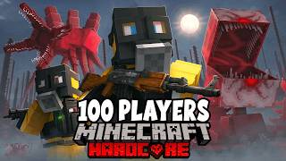 100 Players Simulate PARASITIC OUTBREAK in Hardcore Minecraft