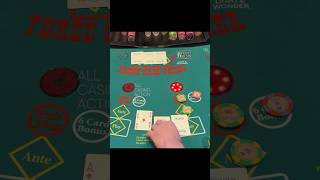 THE DEALER TOLD ME WHICH CARD TO OPEN!! #poker #ultimatetexasholdem #threecardpoker