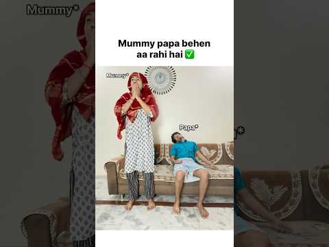 Relatable ✅😂just Indian family | #behen #sister #mummy #relatable