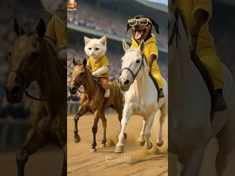 Kitten Mocked for Weak Horse, Trains Hard and Wins the Race | Inspiring Story #dulu19