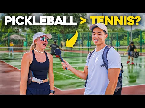 Asking Pickleball Players What They Do For a Living!