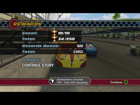 Cars - Red Piston Cup 1st Race - Palm Mile Speedway Achievement (Trophy)