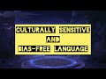 Inclusive Language and Cultural Sensitivity