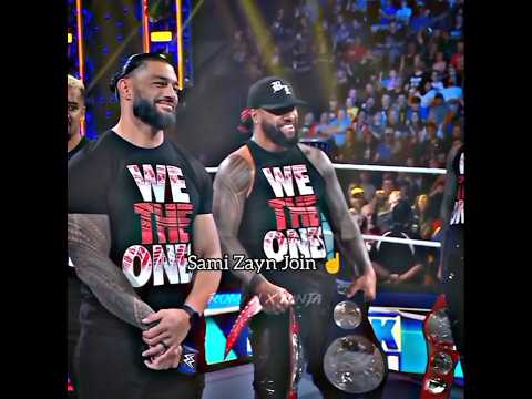 Sami Zayn Join Roman Reigns and Bloodline 💀☠️ Wait For End 👿🤯#shorts #viral #romanreigns