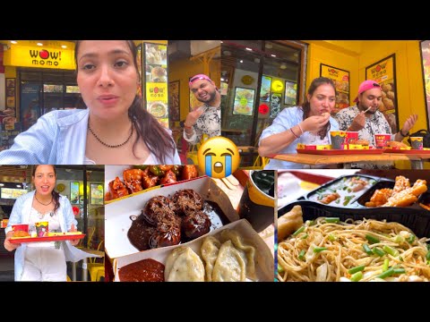 Wow 🥟Momo Mai Jake 10000rs. Ke Liye Food Vlogger Ke Sath Challenge Kar Liya @areyouhungry3512