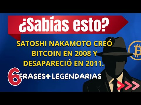 🥷Frases + legendarias de Satoshi Nakamoto que desapareció en 2011 🫥#noticiasdecriptomonedas #bitcoin