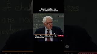 Bernie Sanders on US interventionism