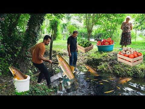 Azerbaijan Fish Farming, Cooking and Gardening | 1 Hours of Our MOST WATCHING Videos!