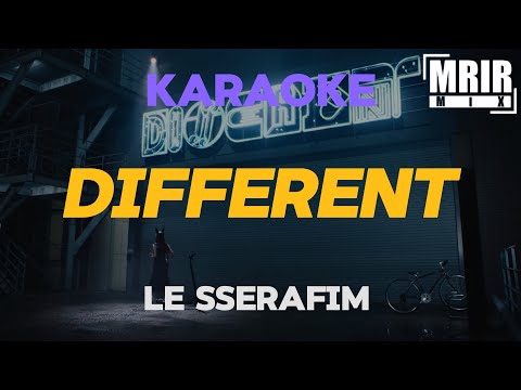 LE SSERAFIM – Different KARAOKE Instrumental With Lyrics