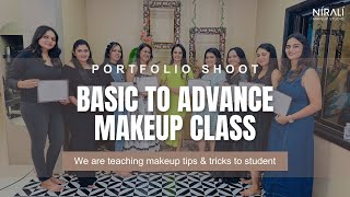 Basic to Advance Makeup Course Review & Tips | Student Portfolio Shoot by Nirali's