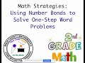 Solving One-Step Word Problems with Number Bonds