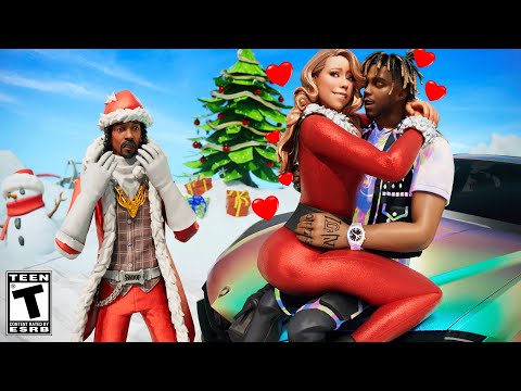 Santa Snoop Dogg CATCHES HIS GIRLFRIEND Mariah CHEATING with JUICE WRLD.. Fortnite