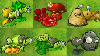 PVZ 1 Hybrid Challenge - Team 2 Plants Same System Hybrid Vs 1 Nut Gargantuar. Who Will Win?