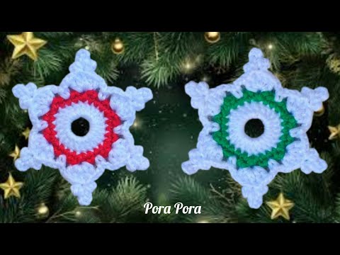 Crochet Snowflake I Crochet Christmas Decorations I Crochet Christmas Ornaments