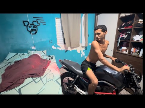 ACORDEI MINHA NAMORADA ACELERANDO TUDO NA MOTO DE TRILHA sรณ o cano