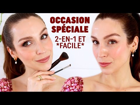 Maquillage facile/rapide pour des occasions spéciales (2-en-1)