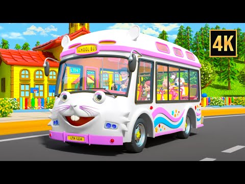 Wheels on the Bus + More Vehicle Songs & Nursery Rhymes for Kids