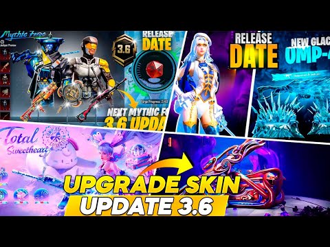 UMP GLACIAL RETORNOU l M4 UPGRADE l MYTHIC FORGE l UC MAIS BARATO NO PUBG MOBILE UPDATE 3.6