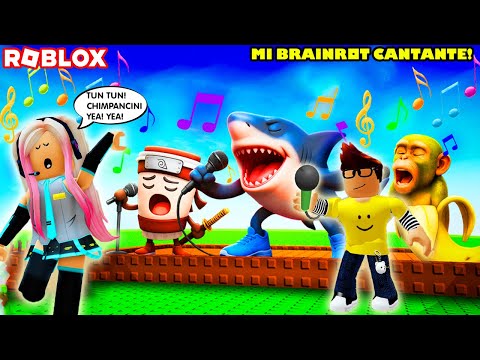 Mi Brainrot Cantante!  Roba un brainrot y haz crecer Tu Jardin! 2 juegos en uno  😃🎤🎤🎵
