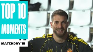 Paradas IMPOSIBLES y goles INCREÍBLES | ¡Los MEJORES MOMENTOS de la JORNADA 19! 🧤💥