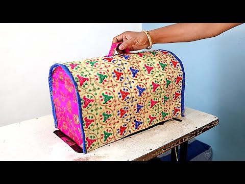 DIY Sewing Machine Cover Making at Home l Dust Cover for Sewing Machine l Sonali's Creations