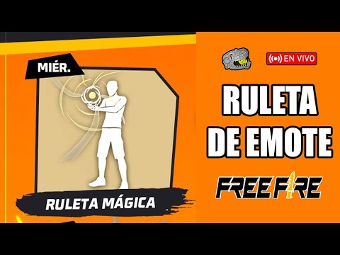 🔴 (VERTICAL) NUEVA RULETA DE EMOTE EN FREE FIRE /PONCHOELREX 😎