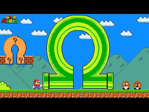 Super Mario Bros., but Everything Mario Touches Turns into OMEGA