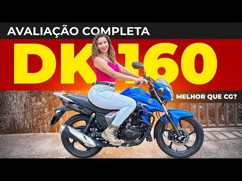 TESTE DK 160 *MELHOR QUE CG?* PREÇO, CORES, PRÓS E CONTRAS, CONSUMO E SEGURO DK160 HAOJUE | REVIEW