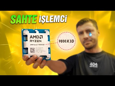 ÇİN'DE BU SEFER SAHTE İŞLEMCİ ÜRETİLDİ: AMD Ryzen 9800x3D